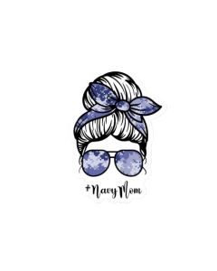 NAVY MOM STICKER