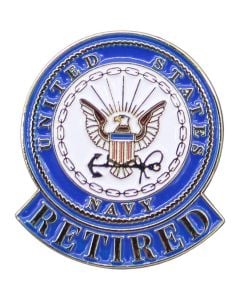 US NAVY RETIRED PIN
