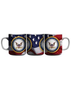 NAVY SEAL WITH FLAG MUG