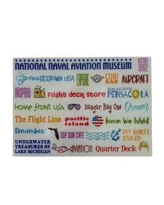 NAVAL AVIATION MUSEUM WORD CUTTING BOARD