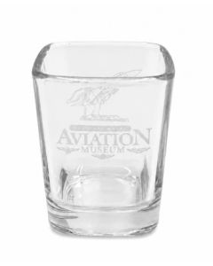 National Naval Aviation Museum Engraved F-14A Tomcat Square Shot Glass