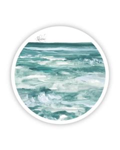 OCEAN WATERCOLOR - STICKER