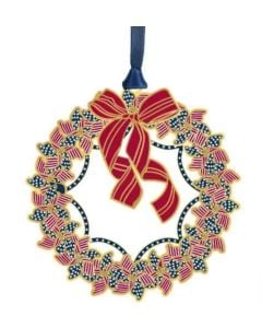3D ORNAMENT - PATRIOTIC WREATH