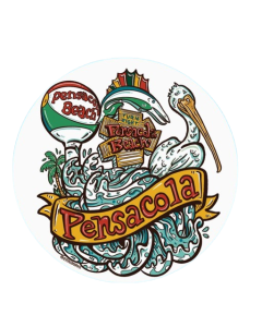 PENSACOLA CIRCLE MAGNET