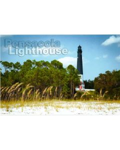 PENSACOLA LIGHTHOUSE BEACH POSTCARD