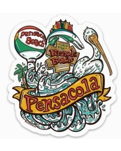 PENSCAOLA STICKER
