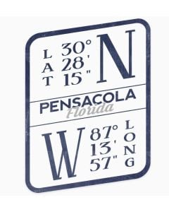 PENSACOLA COORDINATES STICKER