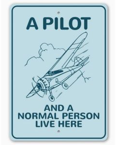 PILOT AND NORMAL PERSON SIGN