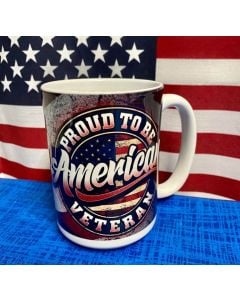 PROUD AMERICAN VET MUG