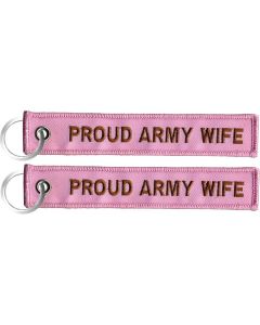 PROUD ARMY WIFE KEYCHAIN