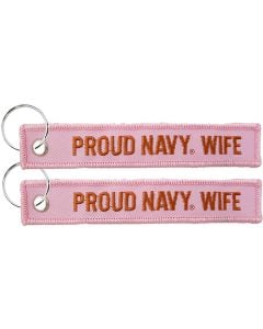 PROUD NAVY WIFE KEYCHAIN