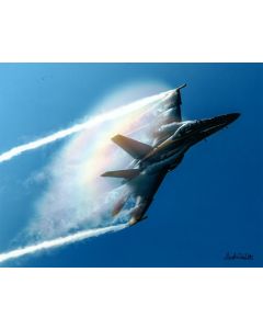 BLUE ANGELS PRINT - RAINBOW SMOKE