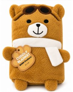 Aviator Bear Cuddly Blanket