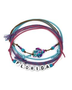 FLORIDA SEA TURTLE CHARM BRACELET