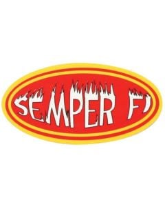 MARINE SEMPER FI REFLECTIVE STICKER