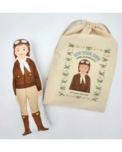 Amelia Earhart Sew & Tell Doll Kit