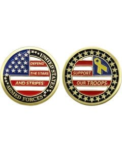 SUPPORT OUR TROOPS COIN