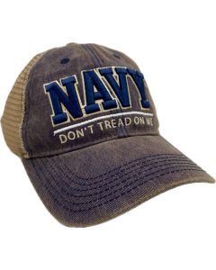 NAVY TRUCKER HAT