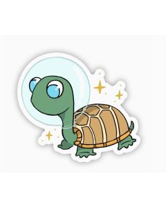 ASTRONAUT TURTLE STICKER