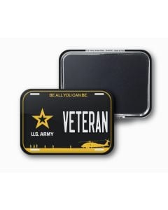 ARMY VETERAN LICENSE MAGNET