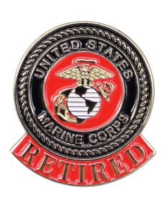 US MARINE RETIRED PIN