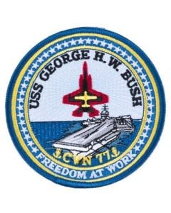 USS GEORGE BUSH CVN-77 PATCH