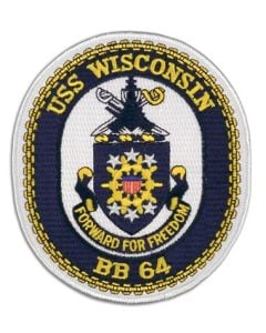 USS WISCONSIN BB-64 PATCH
