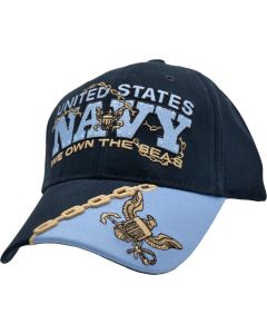 NAVY WE OWN THE SEA CAP
