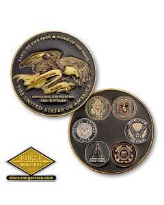 SUPPORT OUR TROOPS COIN