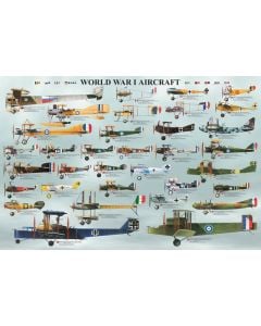 WORLD WAR I AIRCRAFT POSTER