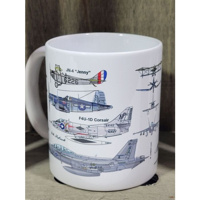 NAVAL AVIATION AIRCRAFT MUG