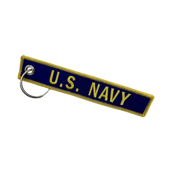 BLUE ANGELS EMBROIDERED KEY CHAIN