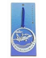 F-14 STAINLESS STEEL MUSEUM ORNAMENT