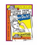 POSTERS FROM WW II - COLORING CARDS
