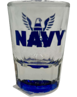 NAVY SHOT GLASS