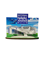 NATIONAL NAVAL AVIATION MUSEUM FRONT ENTRANCE 3D MAGNET