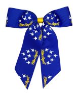 BLUE ANGELS CHEER PONY BOW