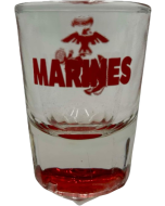 MARINES SHOT GLASS