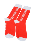 REMOVE BEFORE FLIGHT SOCKS