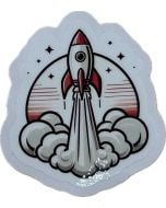 ROCKET SHIP LIFTOFF - STICKER