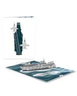 POP UP CARD - AIRCRAFT CARRIER