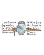 AMELIA EARHART STICKER