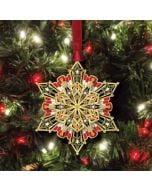 AMERICANA SNOWFLAKE ORNAMENT