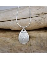 SILVER ANCHOR NECKLACE