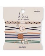 Anchor Nautical Hair Tie Bracelet Set