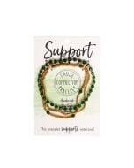 MILITARY SUPPORT BRACELT -  GREEN