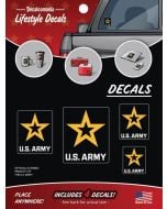 ARMY CAR DECAL - 4PC