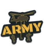 ARMY HELICOPTER MINI DECAL