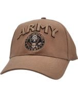 ARMY LOGO BROWN CAP