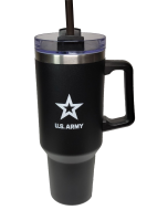 ARMY TUMBLER WITH HANDLE